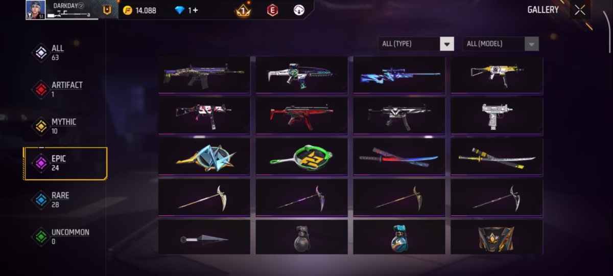 اکانت فری فایر کد 3099 - تصویر 3