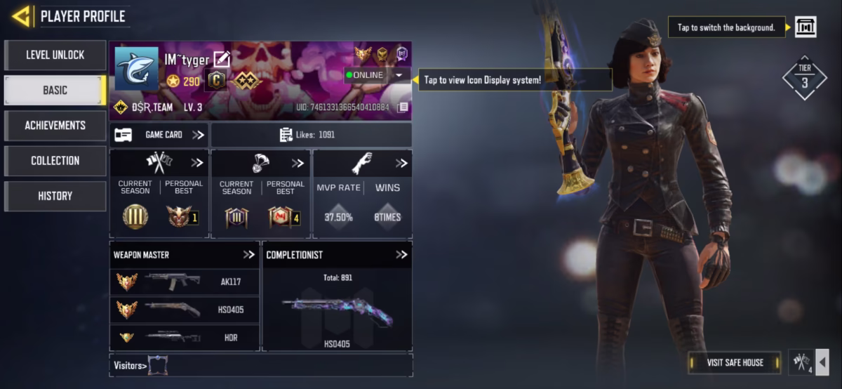 اکانت کالاف دیوتی موبایل کد 1586 - تصویر 4