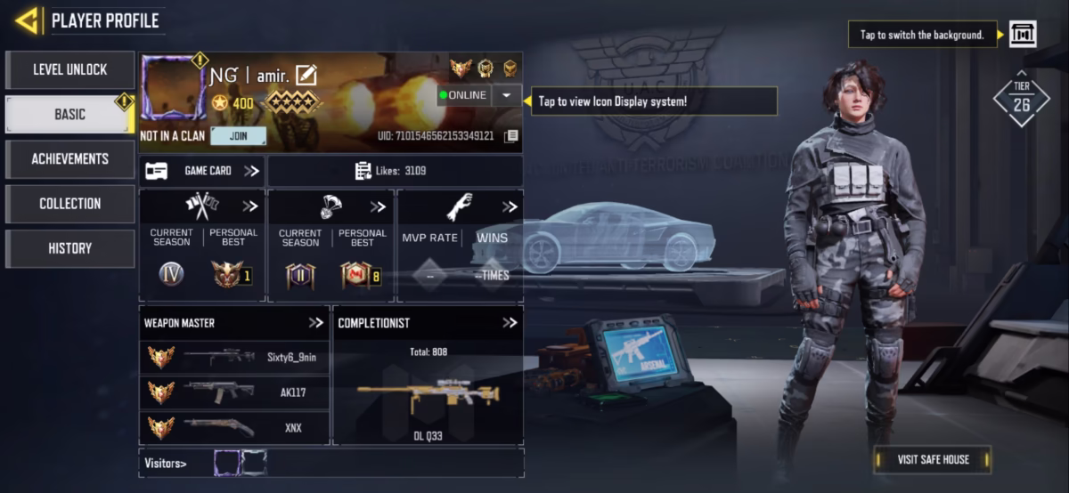 اکانت کالاف دیوتی موبایل کد 1604 - تصویر 4