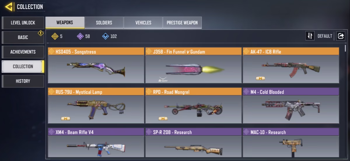 اکانت کالاف دیوتی موبایل کد 1590 - تصویر 2