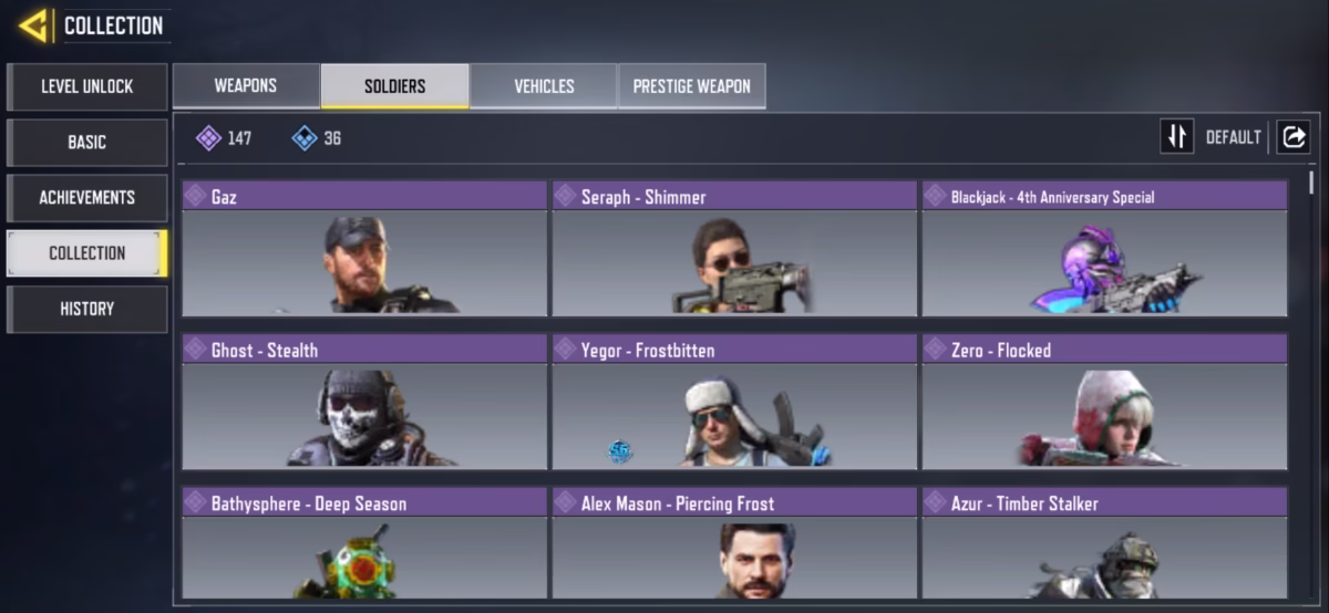 اکانت کالاف دیوتی موبایل کد 1601 - تصویر 3