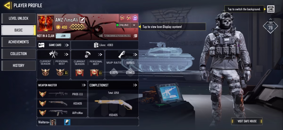 اکانت کالاف دیوتی موبایل کد 1601 - تصویر 4