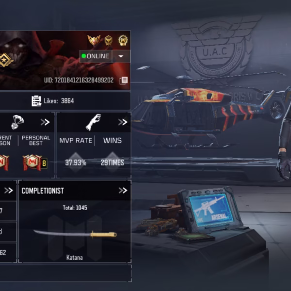 اکانت کالاف دیوتی موبایل کد 1617