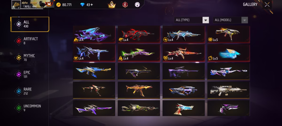 اکانت فری فایر کد 3097 - تصویر 2