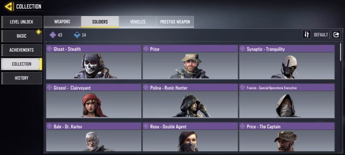 اکانت کالاف دیوتی موبایل کد 1640 - تصویر 3