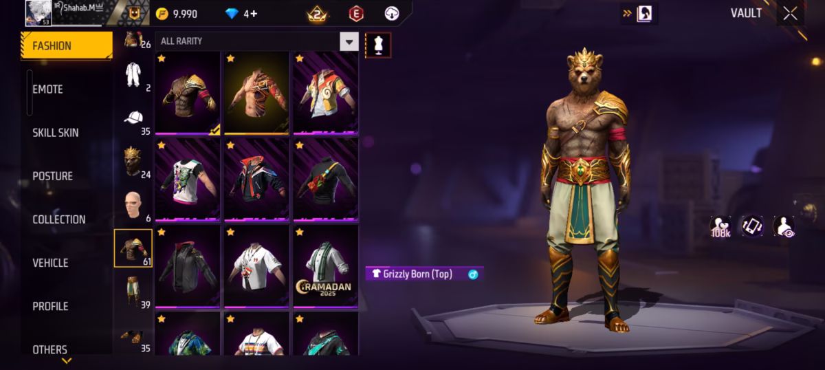 اکانت فری فایر کد 3100 - تصویر 4