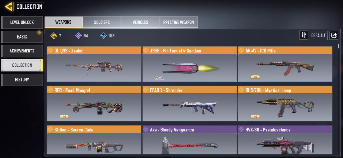 اکانت کالاف دیوتی موبایل کد 1708 - تصویر 2